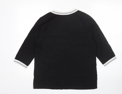 INVT Womens Black   Basic T-Shirt Size S