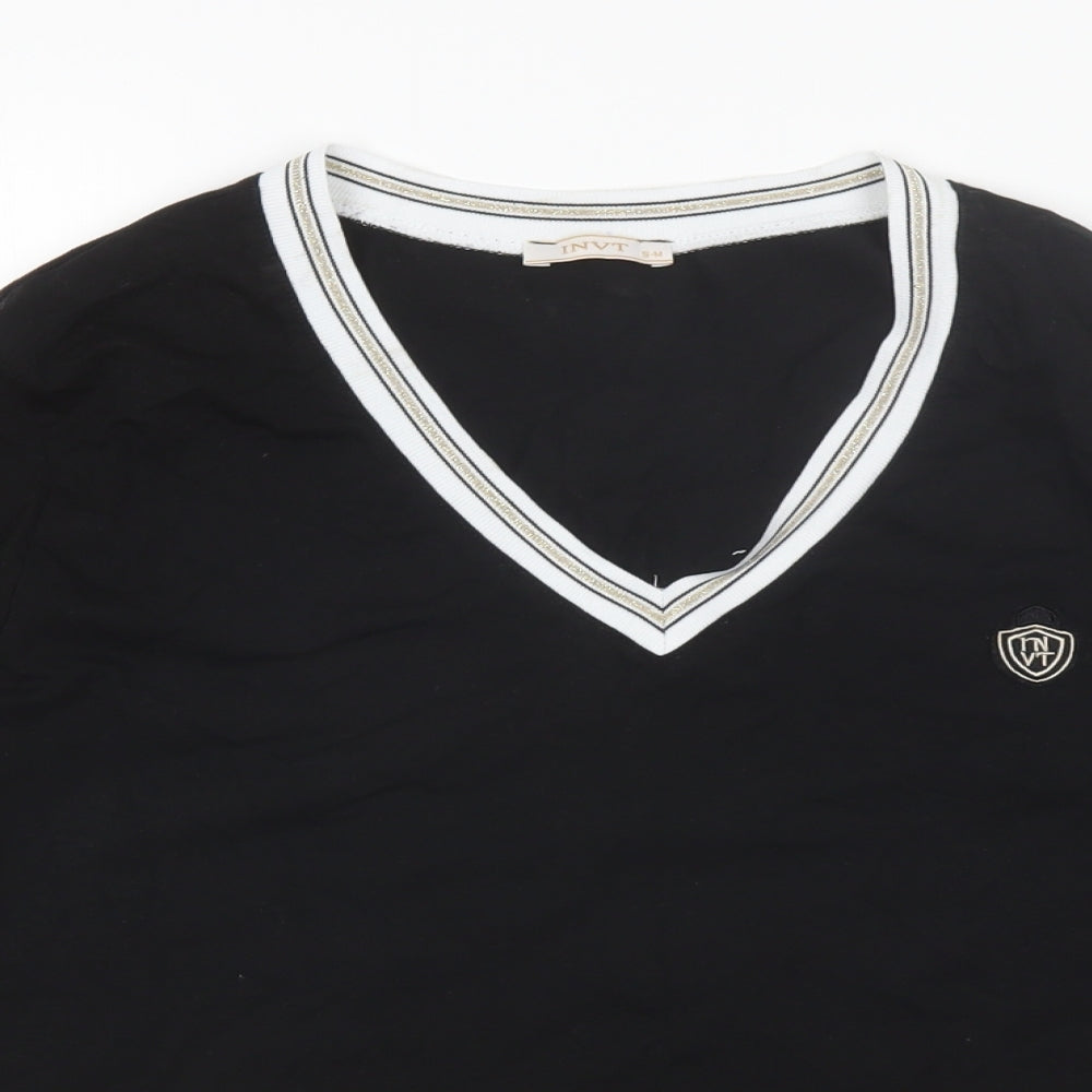 INVT Womens Black   Basic T-Shirt Size S