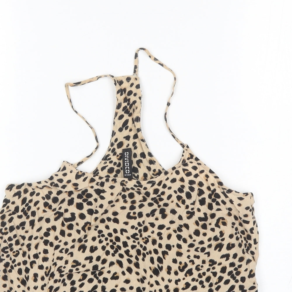 Womens UK Size 6 H&M Multicoloured Basic Tank