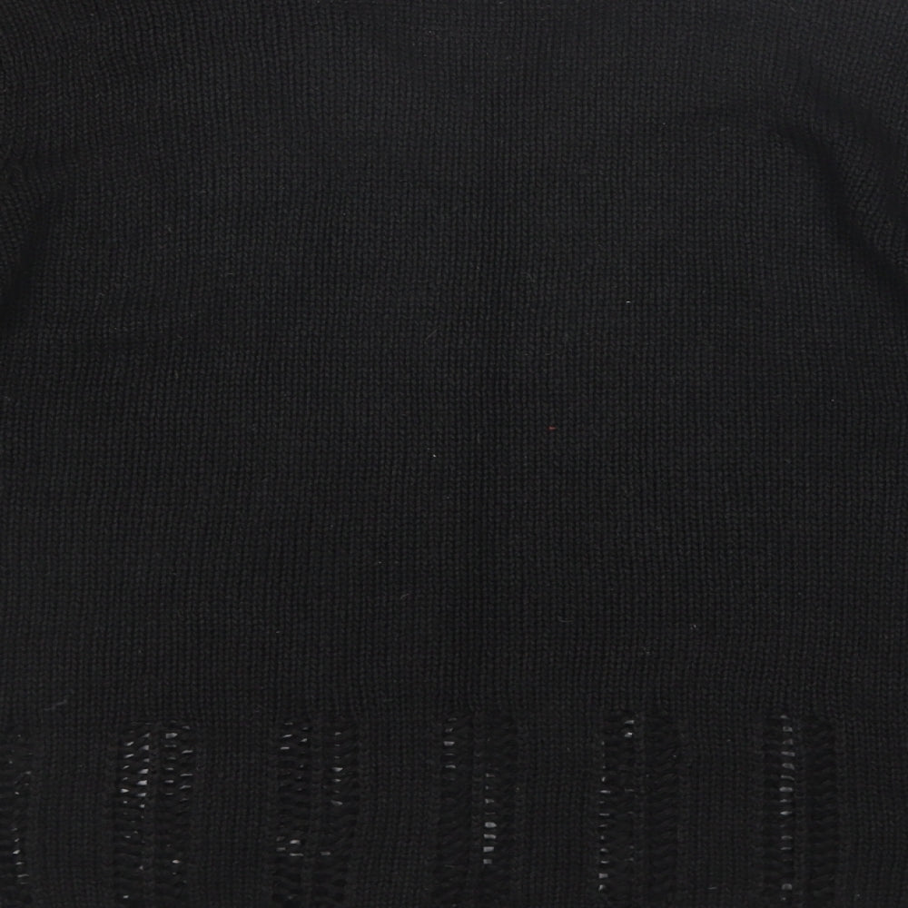 C&A Womens Black   Pullover Jumper Size M