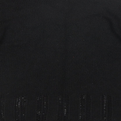 C&A Womens Black   Pullover Jumper Size M