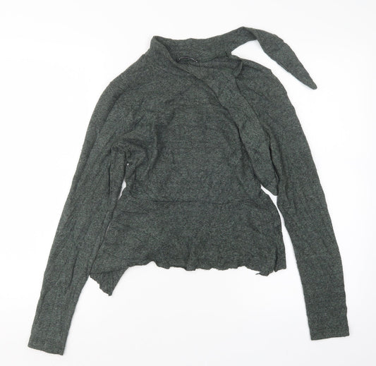 Womens UK Size S H&M Green Pullover Jumper