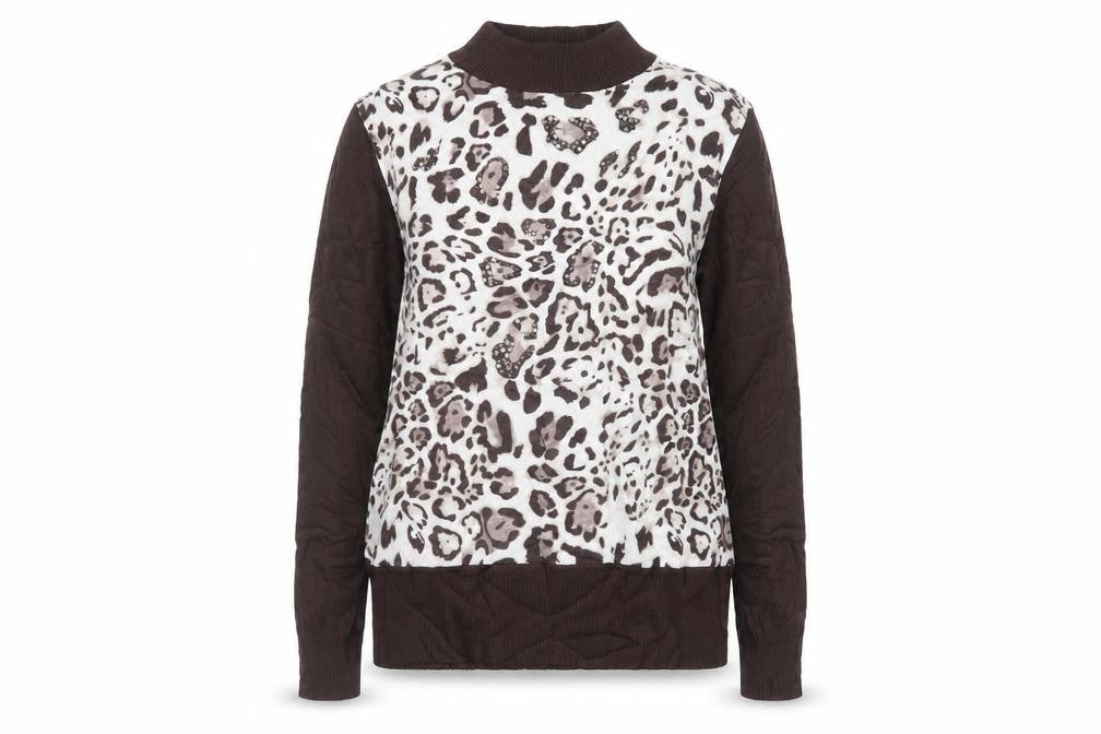 Womens UK Size L Casamia Brown Pullover Jumper