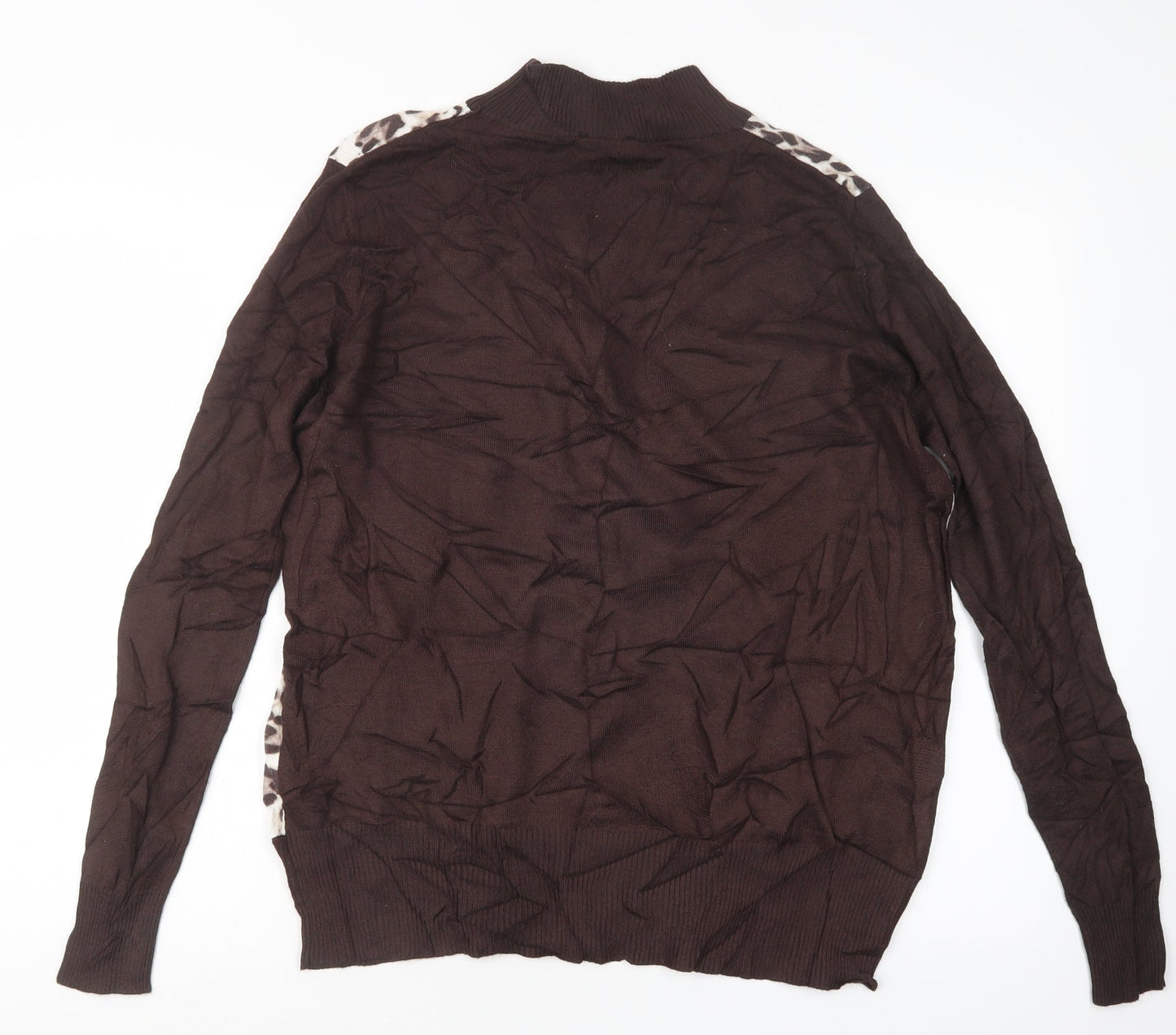 Womens UK Size L Casamia Brown Pullover Jumper