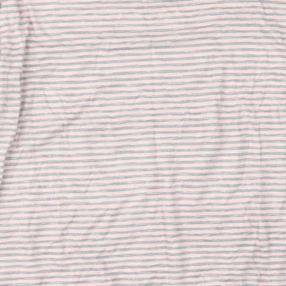 Dorothy Perkins Womens Pink Striped  Top Pyjama Top Size M