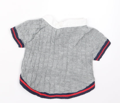Accessorize Boys Grey   Pullover Jumper One Size