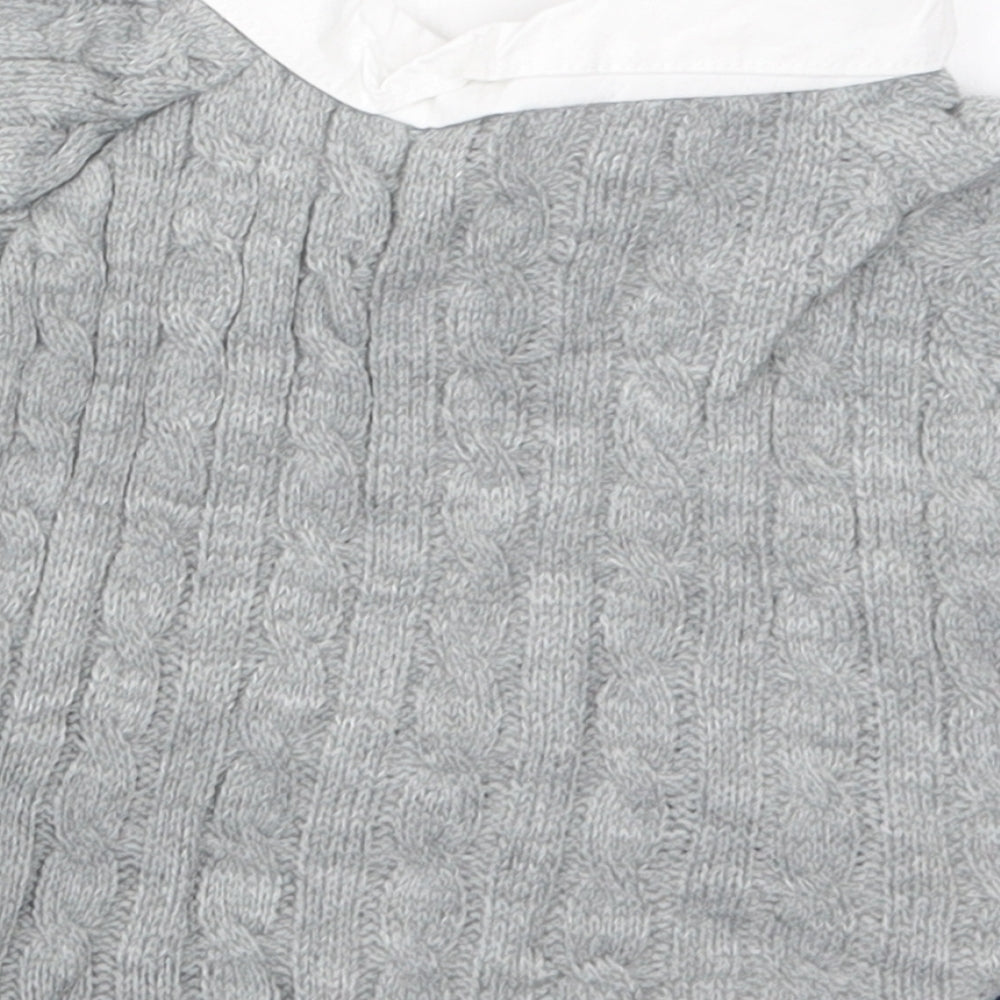 Accessorize Boys Grey   Pullover Jumper One Size