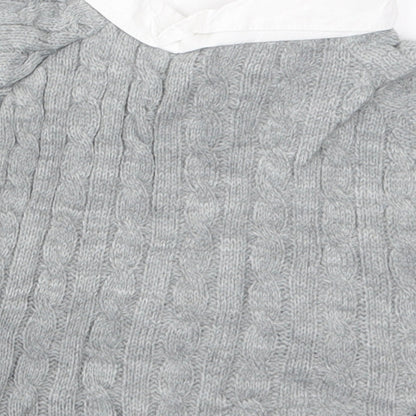 Accessorize Boys Grey   Pullover Jumper One Size