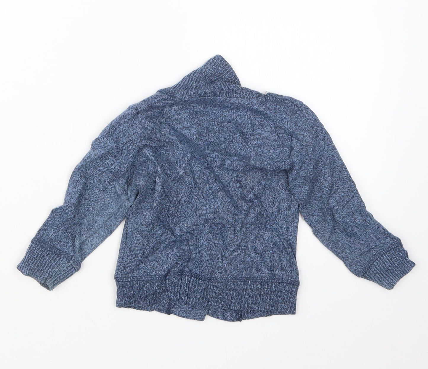 Rebel Boys Blue  Knit Cardigan Jumper Size 12-18 Months