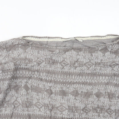 George Womens Grey  Knit Pullover Jumper Size 16