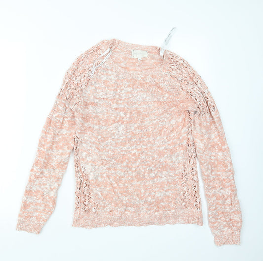 Womens UK Size 12 New Look Pink Pullover Jumper