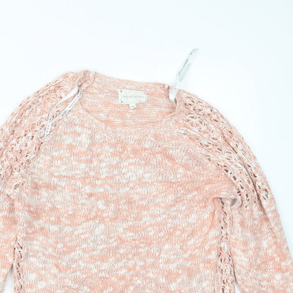 Womens UK Size 12 New Look Pink Pullover Jumper