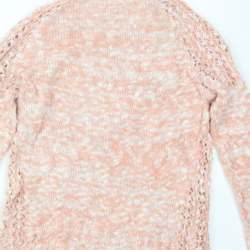 Womens UK Size 12 New Look Pink Pullover Jumper