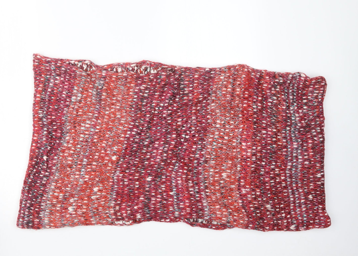 Preworn Womens Red  Knit  Scarf   - Snood