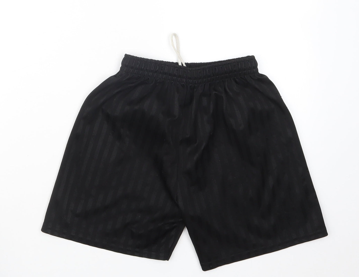 Preworn Boys Black   Bermuda Shorts Size 9-10 Years