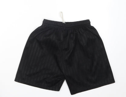 Preworn Boys Black   Bermuda Shorts Size 9-10 Years