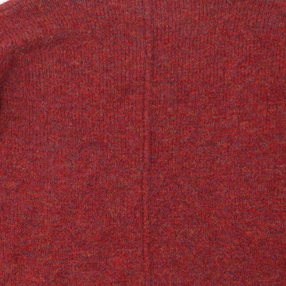 Womens UK Size L Marks and Spencer Red Pullover Jumper