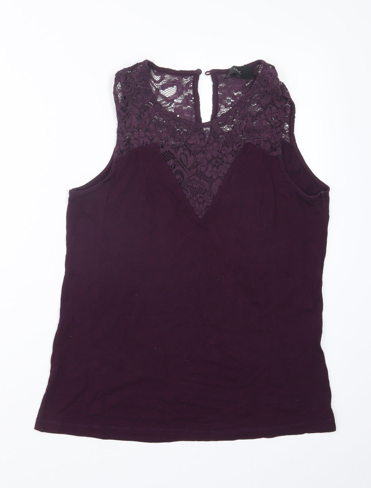 Womens UK Size 10 NEXT Purple Basic Blouse