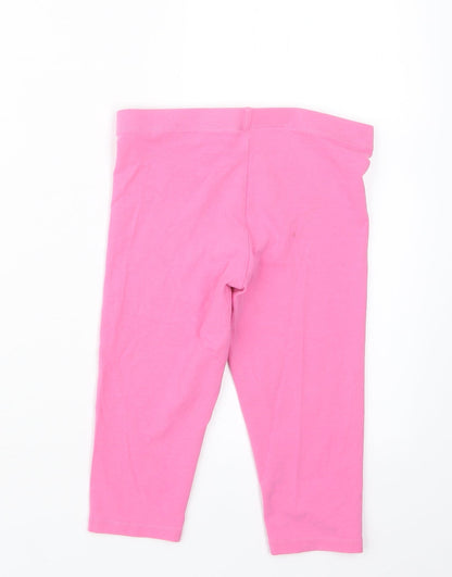 George Girls Pink   Carrot Trousers Size 6-7 Years