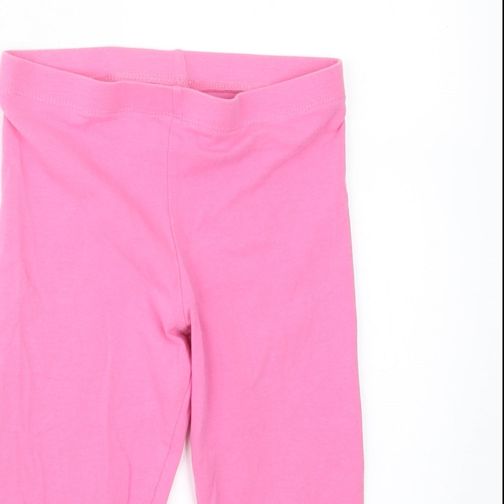 George Girls Pink   Carrot Trousers Size 6-7 Years