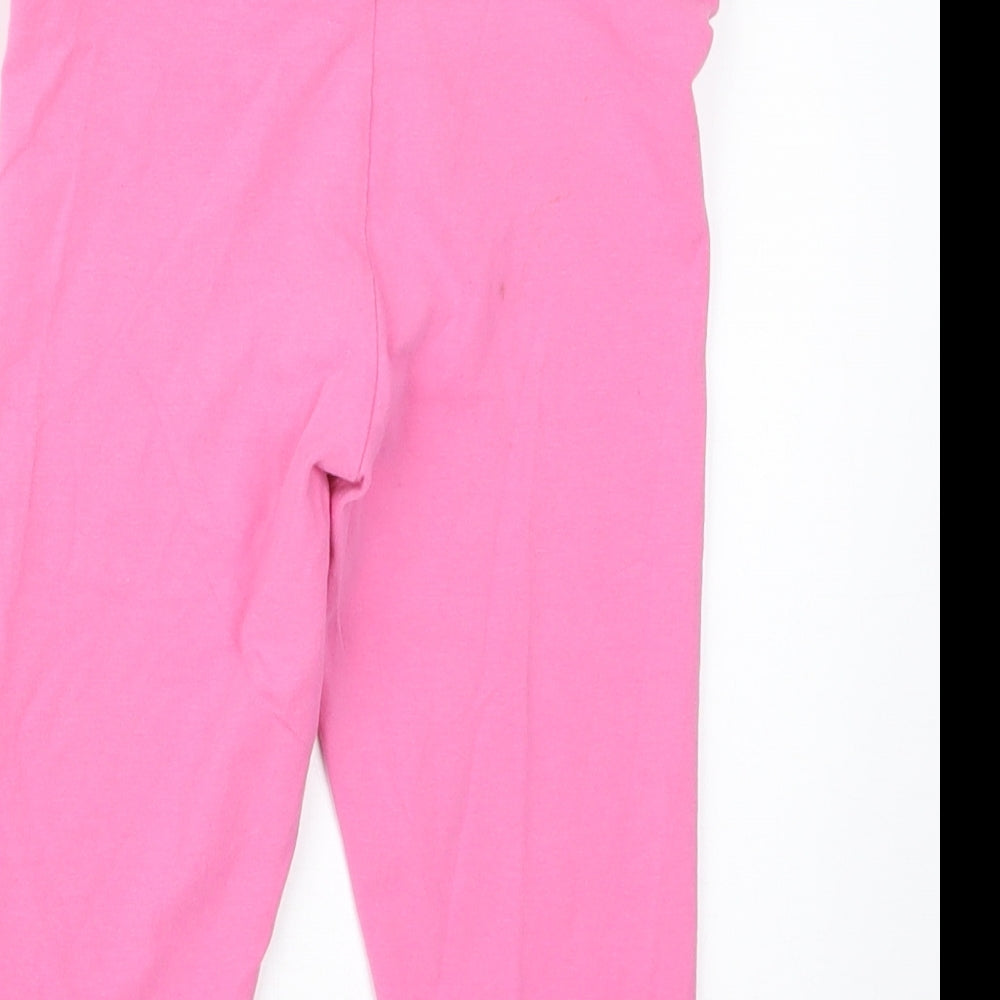 George Girls Pink   Carrot Trousers Size 6-7 Years