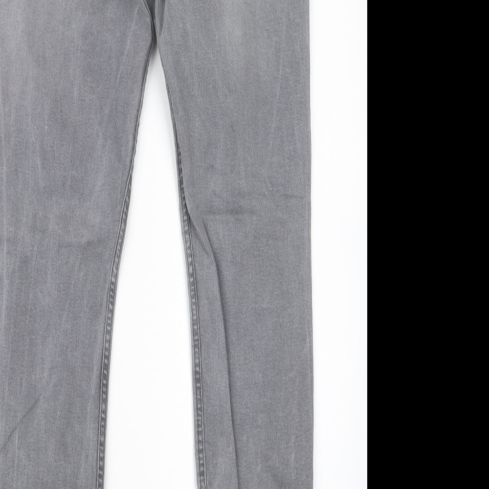 Denim Co. Mens Grey  Denim Straight Jeans Size 28 in L29 in