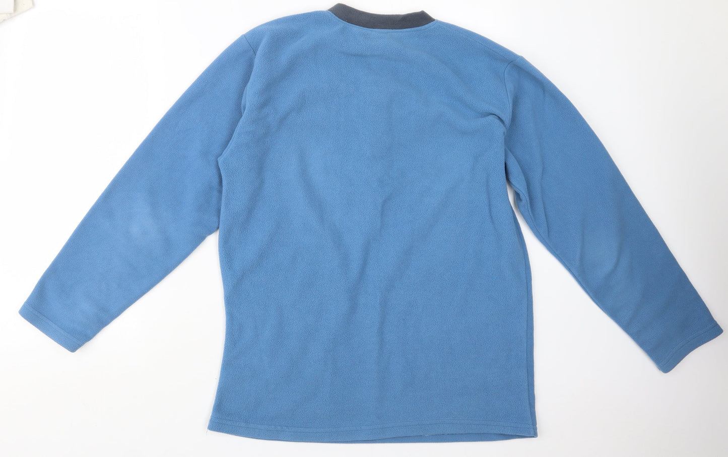 Sude Mens Blue   Pullover Sweatshirt Size L