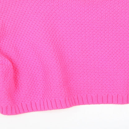 I SAW IT FIRST Womens Pink  Knit Pullover Jumper Size S