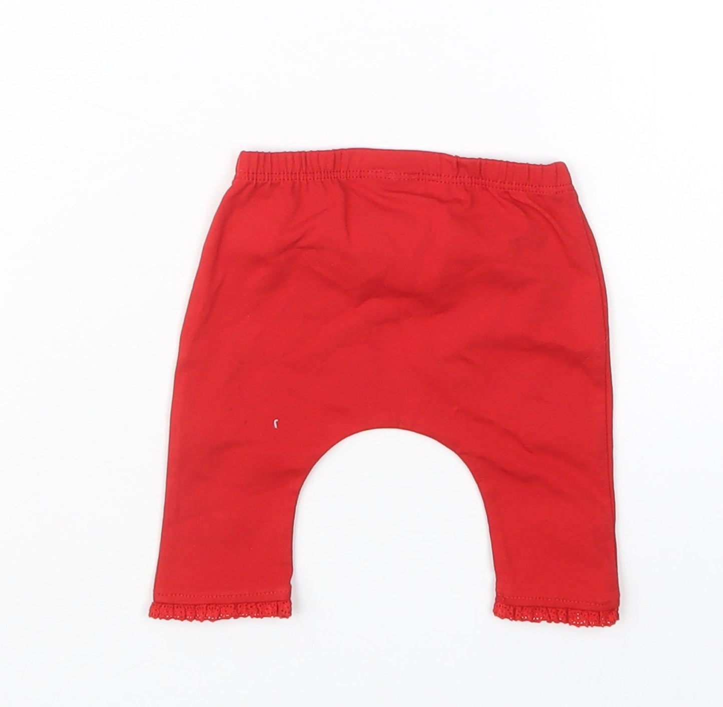 NEXT Girls Red   Capri Trousers Size Newborn