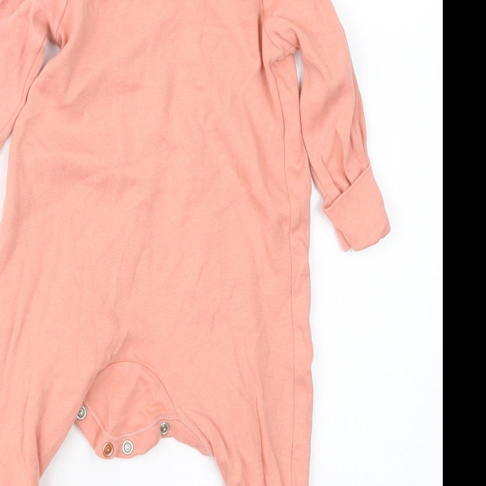 George Boys Pink Geometric  Babydoll One Piece Size 0-3 Months
