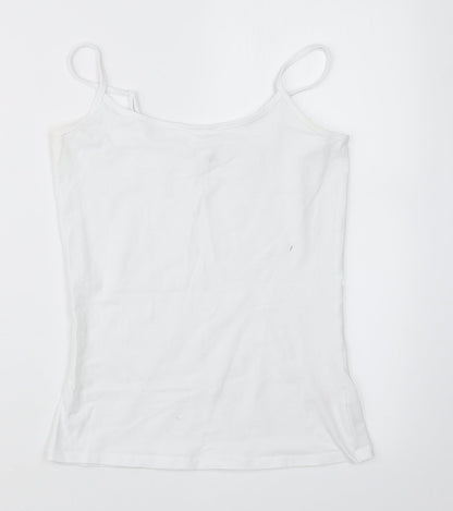 F&F Womens White Geometric  Top Pyjama Set Size 10