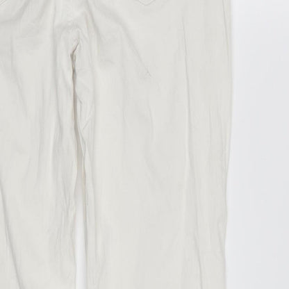 Womens UK Size 14 Janina Regular Fit Straight White Jeans