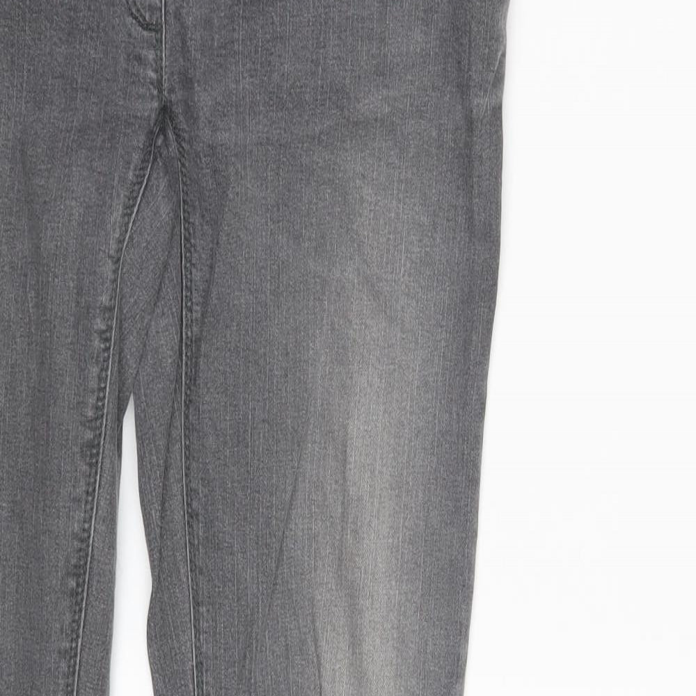 LOVE TO WAIT Womens Grey  Denim Mom Jeans Size 30 in L32 in