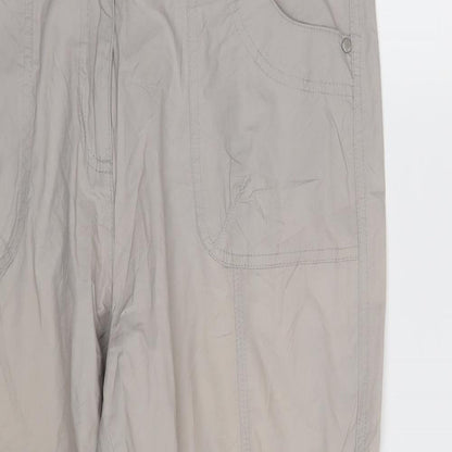 Bexleys Womens Grey   Cropped Trousers Size 34 in L21 in