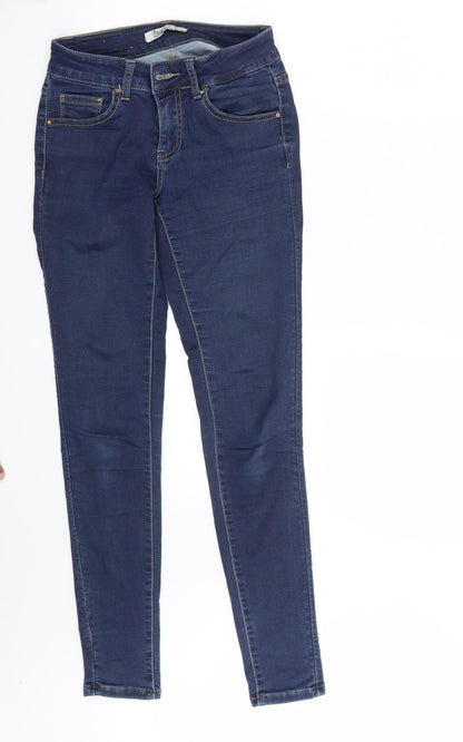 Womens UK Size 6 Toxik3 Slim Fit Skinny Blue Jeans