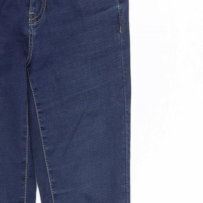 Womens UK Size 6 Toxik3 Slim Fit Skinny Blue Jeans