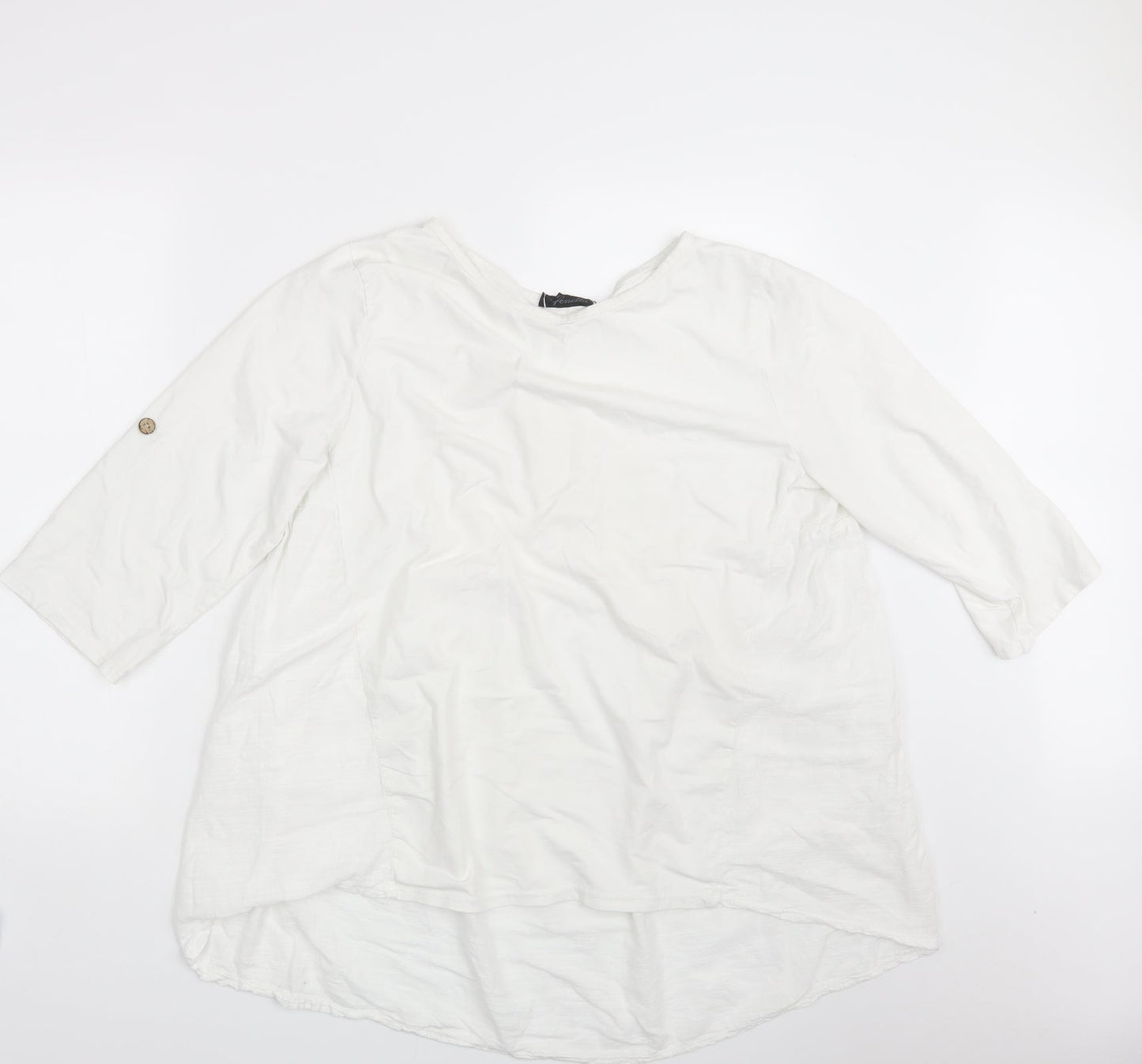 Pamella Womens White   Basic T-Shirt One Size