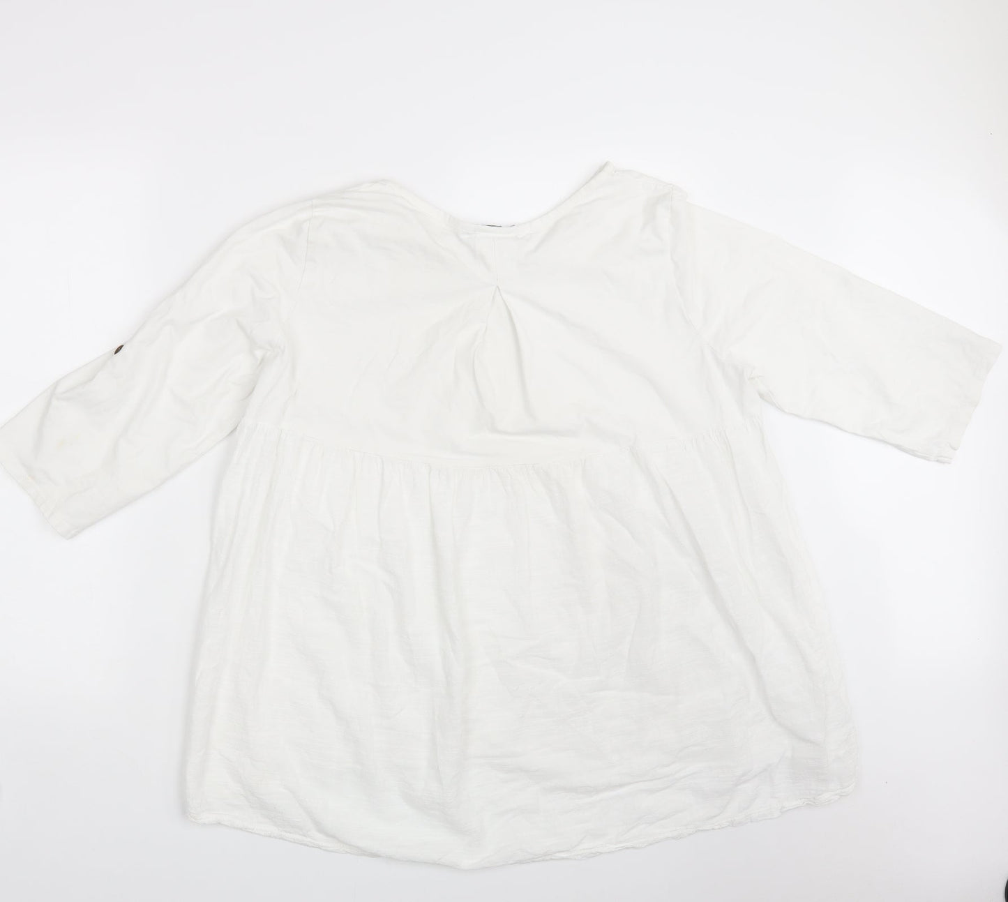 Pamella Womens White   Basic T-Shirt One Size