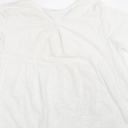 Pamella Womens White   Basic T-Shirt One Size
