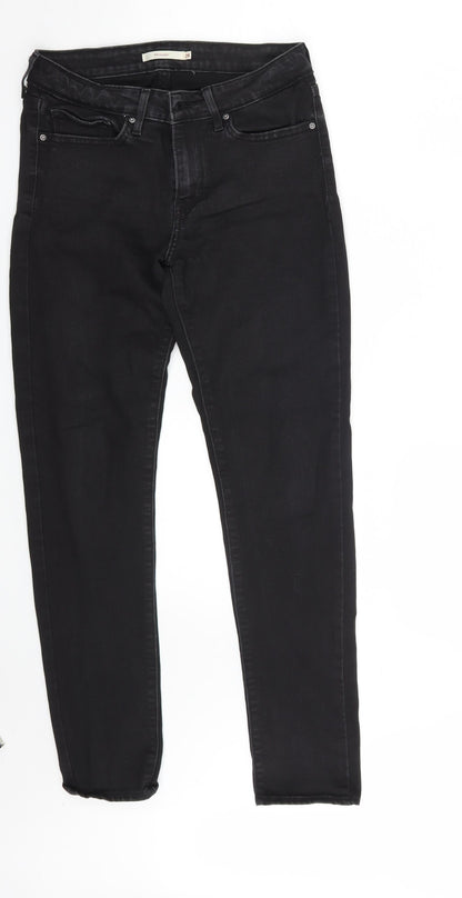 711 Skinny Womens Black  Denim Skinny Jeans Size 28 in L28 in