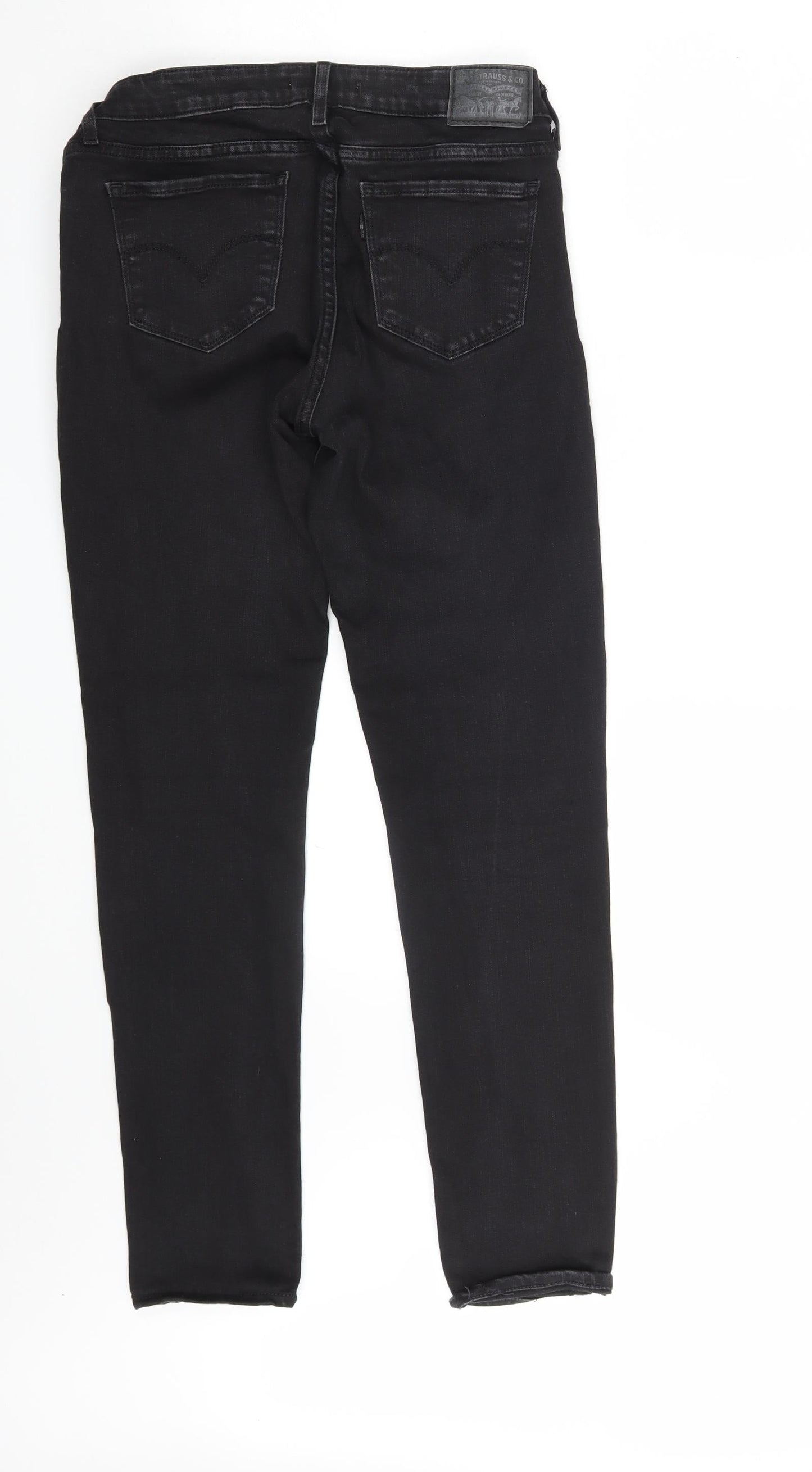 711 Skinny Womens Black  Denim Skinny Jeans Size 28 in L28 in