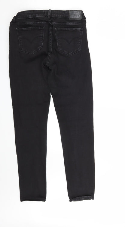 711 Skinny Womens Black  Denim Skinny Jeans Size 28 in L28 in