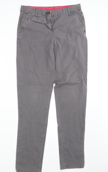 Denim Co.  Womens Beige  Denim Chino Trousers Size 10 L29 in