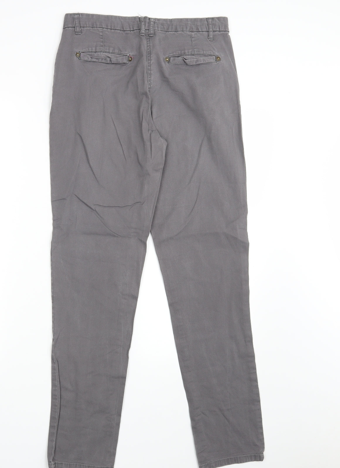 Denim Co.  Womens Beige  Denim Chino Trousers Size 10 L29 in