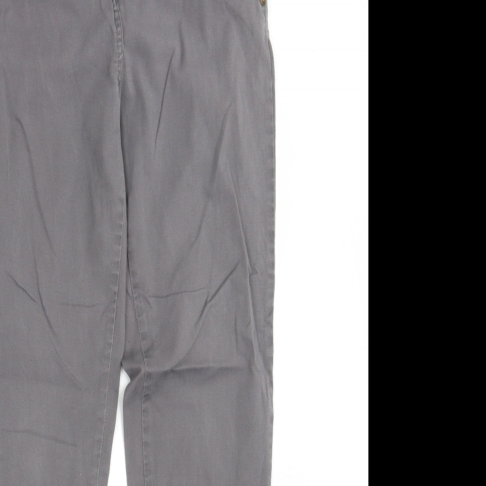 Denim Co.  Womens Beige  Denim Chino Trousers Size 10 L29 in