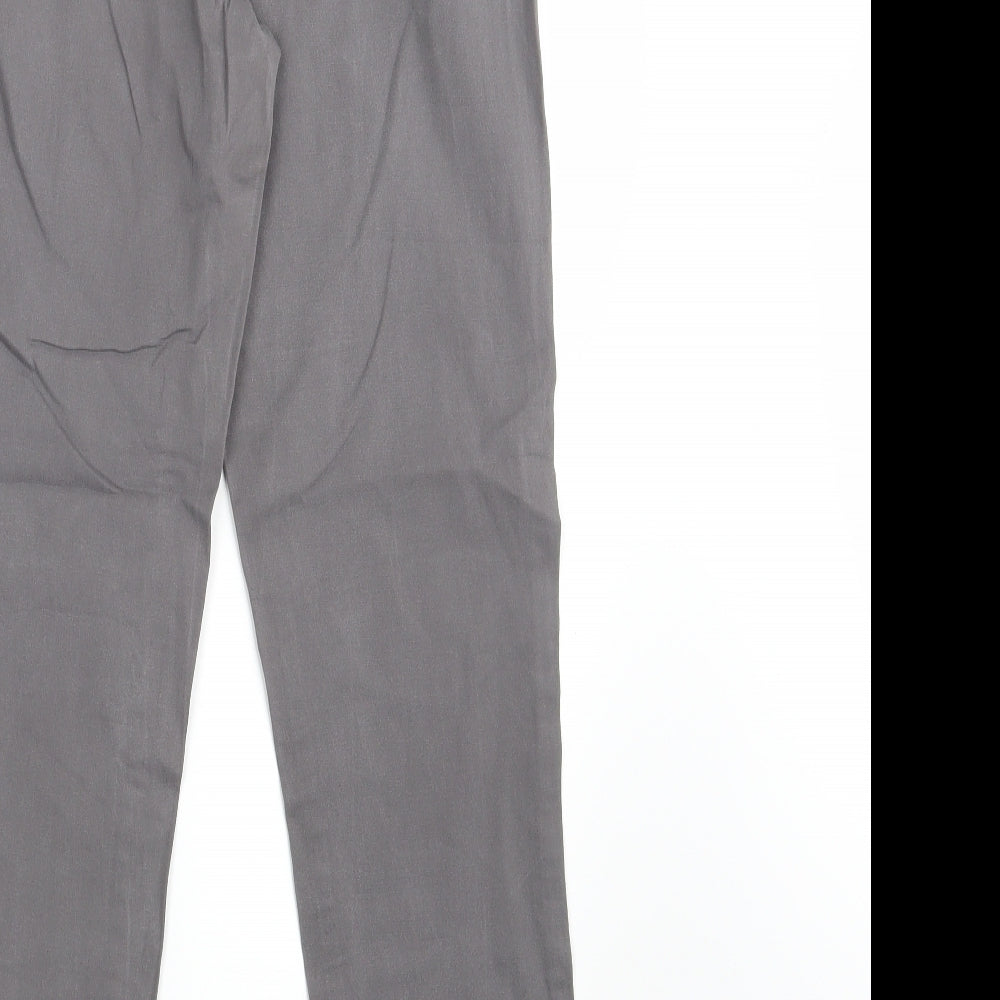 Denim Co.  Womens Beige  Denim Chino Trousers Size 10 L29 in