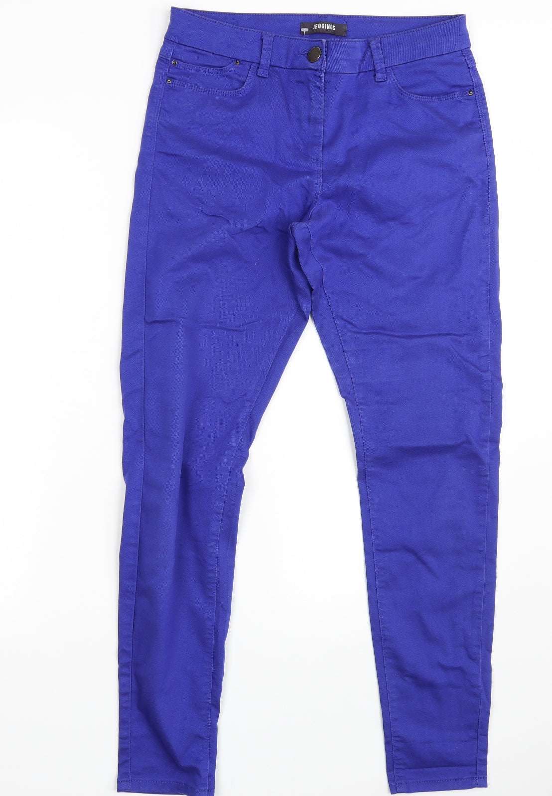 M&S Womens Blue  Denim Jegging Jeans Size 10 L29 in