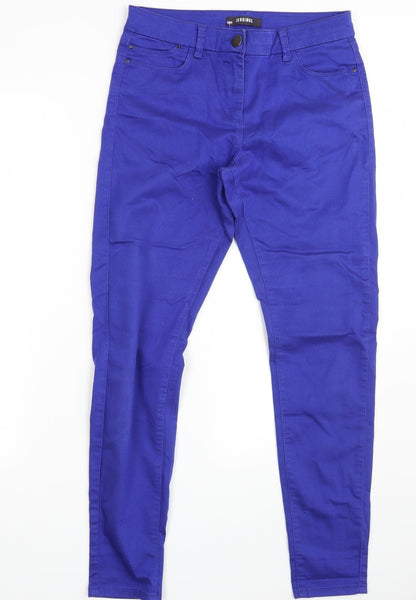 M&S Womens Blue  Denim Jegging Jeans Size 10 L29 in