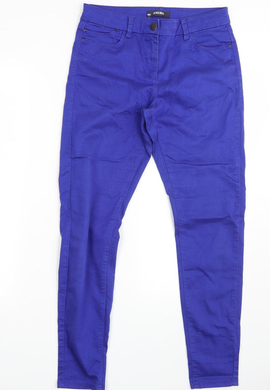 M&S Womens Blue  Denim Jegging Jeans Size 10 L29 in