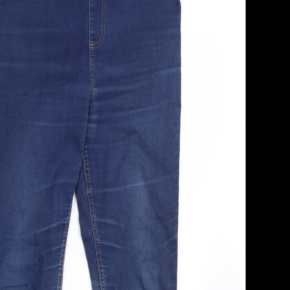 M&S Womens Blue  Denim Jegging Jeans One Size L27 in
